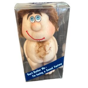 Rare Vintage Russ Bertie And Company Private Parts Naked Man Plush‎ NIB